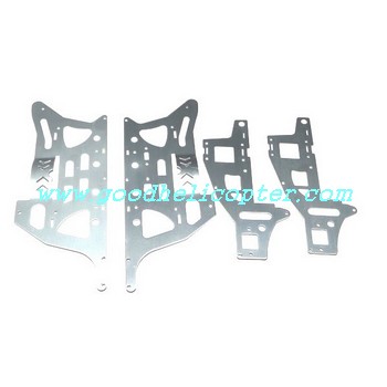 mingji-802-802a-802b helicopter parts metal frame set 4pcs - Click Image to Close